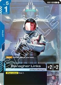 Banagher Links (Launch Event) - Gundam Promotional Cards - Gundam Card Game card