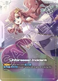 Unforeseen Incident (Store Tournament Winner Pack 01) - Gundam Promotional Cards - Gundam Card Game card
