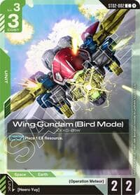 Wing Gundam (Bird Mode) (Store Tournament Participant Pack 01) - Gundam Promotional Cards - Gundam Card Game card
