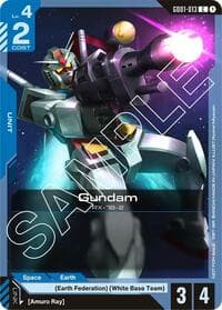 Gundam (GD01-013) (Launch Kit 01) - Gundam Promotional Cards - Gundam Card Game card