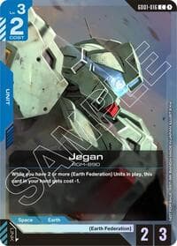 Jegan (Store Tournament Participant Pack 01) - Gundam Promotional Cards - Gundam Card Game card