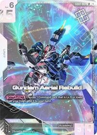 Gundam Aerial Rebuild (Newtype Challenge 2025 Mission1) - Gundam Promotional Cards - Gundam Card Game card