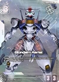 Gundam Aerial (Store Tournament Winner Pack 01) - Gundam Promotional Cards - Gundam Card Game card