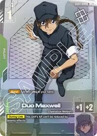Duo Maxwell (Store Tournament Winner Pack 01) - Gundam Promotional Cards - Gundam Card Game card