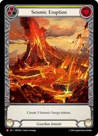 Seismic Eruption (Extended Art) - Mastery Pack Guardian - Flesh and Blood TCG card