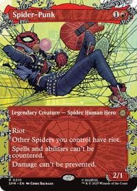 Spider-Punk (0210) (Borderless) - Marvel's Spider-Man - Magic: The Gathering card