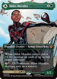 Miles Morales (0234) (Borderless) - Marvel's Spider-Man - Magic: The Gathering card