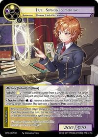 Iris, Siphone's Sibilings - Descent into the Raven's Catacombs - Force of Will card