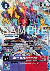 Arresterdramon (Ultimate Cup 25-26 Season 2) - World Convergence - Digimon Card Game card