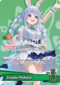 Usada Pekora - Start Cheer Set - Hololive card