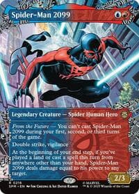 Spider-Man 2099 (0216) (Borderless) - Marvel's Spider-Man - Magic: The Gathering card