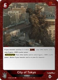 City of Tokyo (ESD01-010) - Starter Deck: Godzilla Minus One - Godzilla Card Game card
