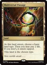 Multiversal Passage - Marvel's Spider-Man - Magic: The Gathering card