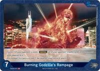 Burning Godzilla's Rampage (ESD02-015) - Starter Deck: Heisei Series - Godzilla Card Game card