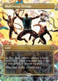 Multiversal Passage (Borderless) - Marvel's Spider-Man - Magic: The Gathering card