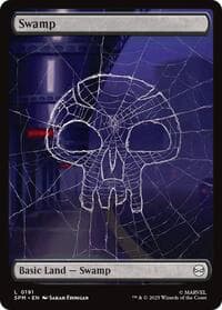 Swamp (0191) - Marvel's Spider-Man - Magic: The Gathering card