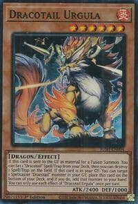 Dracotail Urgula (Super Rare) - Justice Hunters - YuGiOh card
