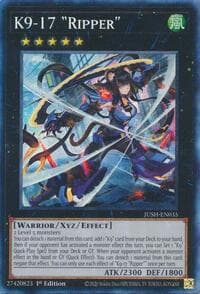 K9-17 "Ripper" (CR) - Justice Hunters - YuGiOh card