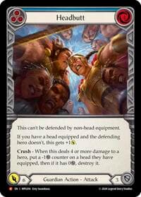Headbutt - Mastery Pack Guardian - Flesh and Blood TCG card