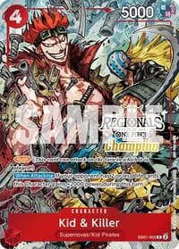 Kid & Killer (Offline Regional Champion Card Set 2025 Vol.2) - One Piece Promotion Cards - One Piece Card Game card