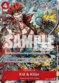 Kid & Killer (Offline Regional Finalist Card Set 2025 Vol.2) - One Piece Promotion Cards - One Piece Card Game card