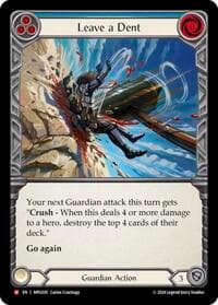 Leave a Dent - Mastery Pack Guardian - Flesh and Blood TCG card