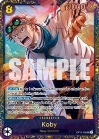 Koby (Treasure Cup August 2025) - One Piece Promotion Cards - One Piece Card Game card