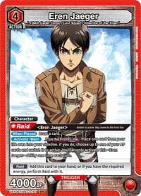 Eren Jaeger (107) - UE10ST: Attack on Titan Starter Deck - Union Arena card