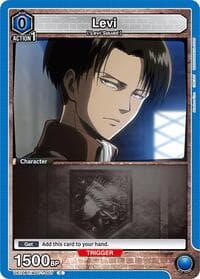 Levi (007) (Box Topper Foil) - UE10BT: Attack on Titan - Union Arena card
