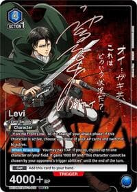 Levi (010) (SR**) - UE10BT: Attack on Titan - Union Arena card