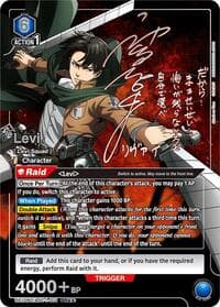 Levi (011) (SR**) - UE10BT: Attack on Titan - Union Arena card