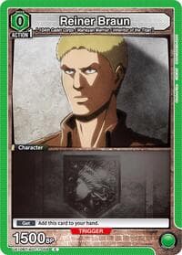 Reiner Braun (058) - UE10BT: Attack on Titan - Union Arena card