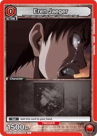 Eren Jaeger (090) (Box Topper Foil) - UE10BT: Attack on Titan - Union Arena card