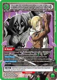 Annie Leonhart (Female Titan) - UE10BT: Attack on Titan - Union Arena card