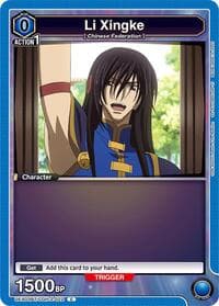Li Xingke (022) (Box Topper Foil) - UEX03BT: CODE GEASS: Lelouch of the Rebellion Vol.2 - Union Arena card