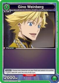 Gino Weinberg (056) (Box Topper Foil) - UEX03BT: CODE GEASS: Lelouch of the Rebellion Vol.2 - Union Arena card