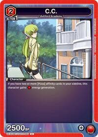 C.C. (065) - UEX03BT: CODE GEASS: Lelouch of the Rebellion Vol.2 - Union Arena card