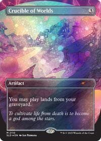 Crucible of Worlds (2110) (Galaxy Foil) - Secret Lair Drop Series - Magic: The Gathering card