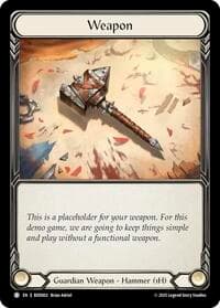 Placeholder Weapon - Welcome Deck Bravo - Flesh and Blood TCG card