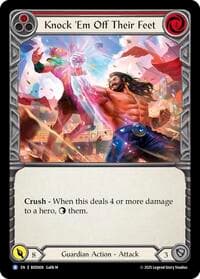 Knock 'Em Off Their Feet - Welcome Deck Bravo - Flesh and Blood TCG card