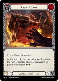 Crash Down (Red) - Welcome Deck Bravo - Flesh and Blood TCG card