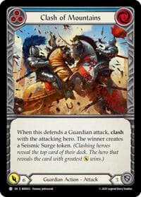 Clash of Mountains (Blue) - Welcome Deck Bravo - Flesh and Blood TCG card