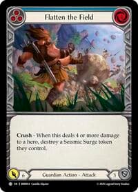 Flatten the Field (Blue) - Welcome Deck Bravo - Flesh and Blood TCG card