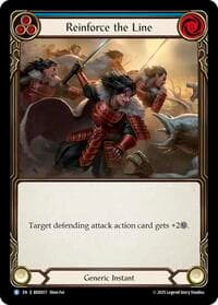 Reinforce the Line (Blue) - Welcome Deck Bravo - Flesh and Blood TCG card