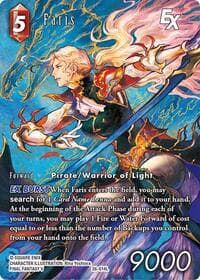 Faris EX (Full Art) - Gunslinger in the Abyss - Final Fantasy TCG card