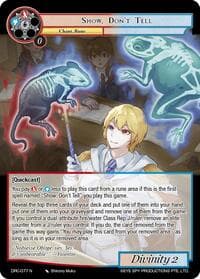 Show, Don't Tell - Descent into the Raven's Catacombs - Force of Will card