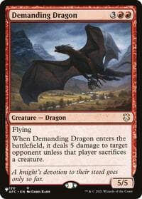 Demanding Dragon - The List Reprints - Magic: The Gathering card
