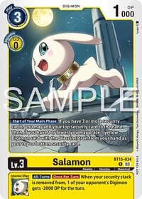 Salamon (Time Stranger Demo Deck) - Digimon Demo Deck Exclusive Cards - Digimon Card Game card