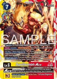 Apollomon ACE (Time Stranger Demo Deck) - Digimon Demo Deck Exclusive Cards - Digimon Card Game card