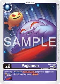 Pagumon - Sinister Order - Digimon Card Game card